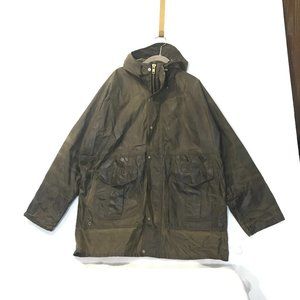 Filson XL Cover Cloth Wax Hooded All Season Jacket Made in USA 1438N MUST SEE